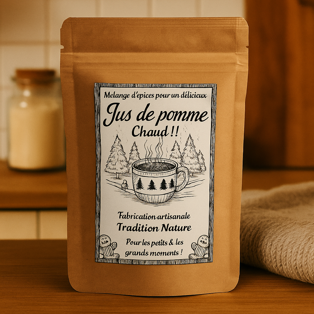 Jus de Pommes Épicé d’Hiver