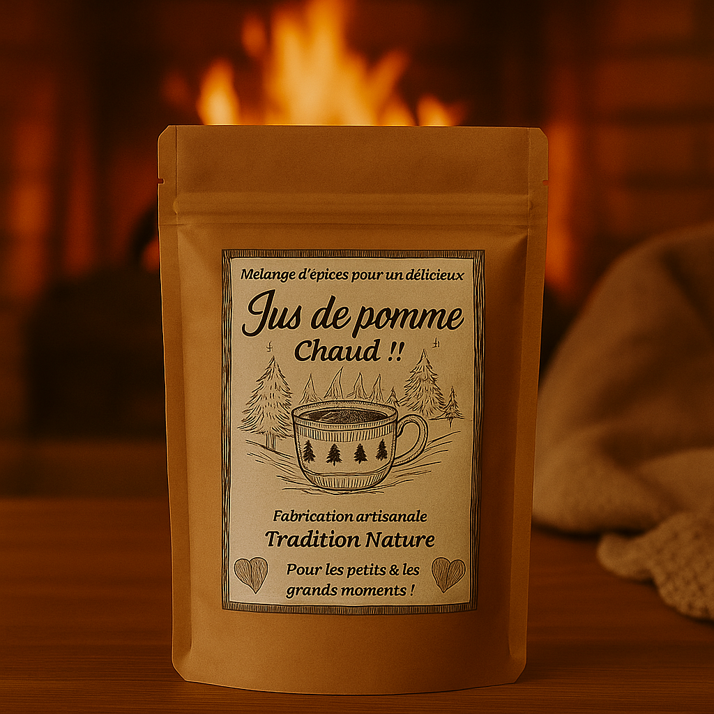 Jus de Pommes Épicé d’Hiver